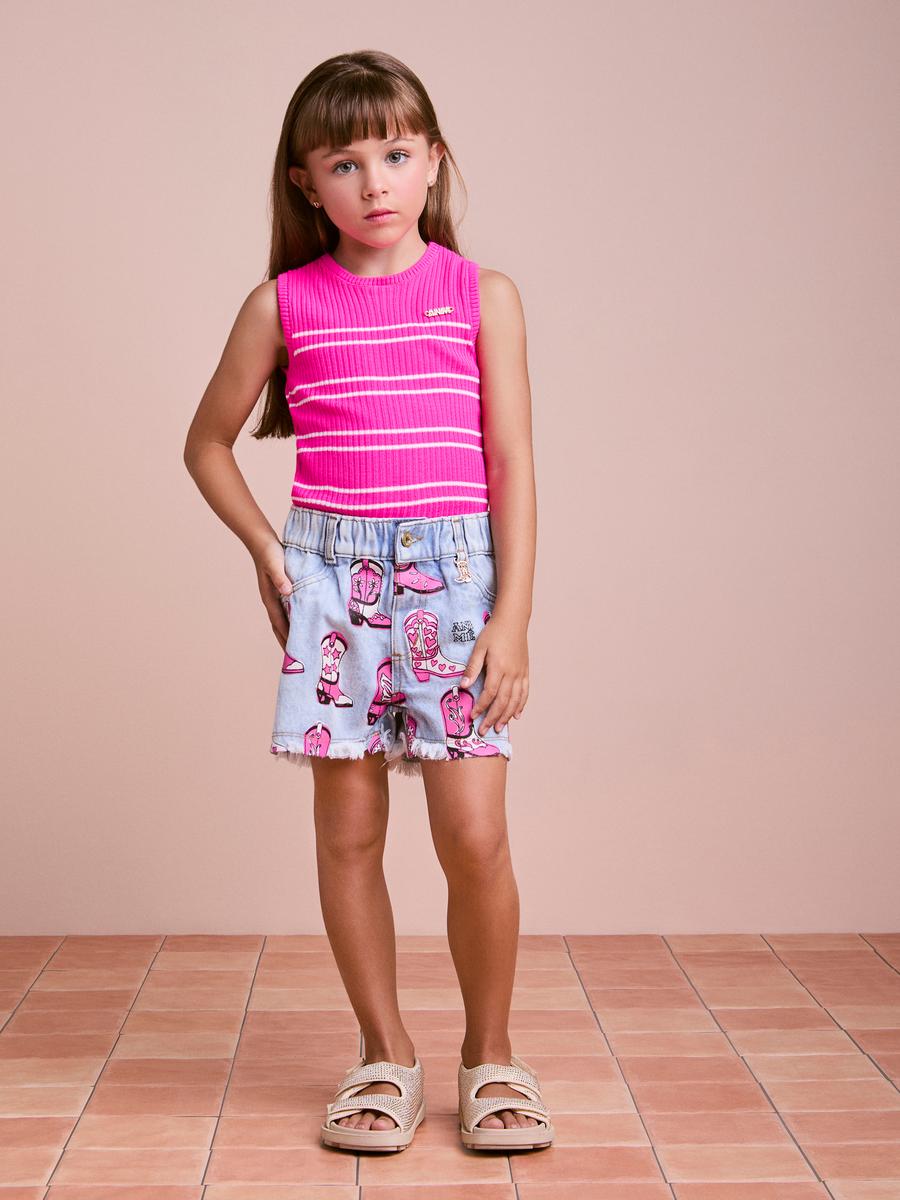 Short Jeans Bota Anime