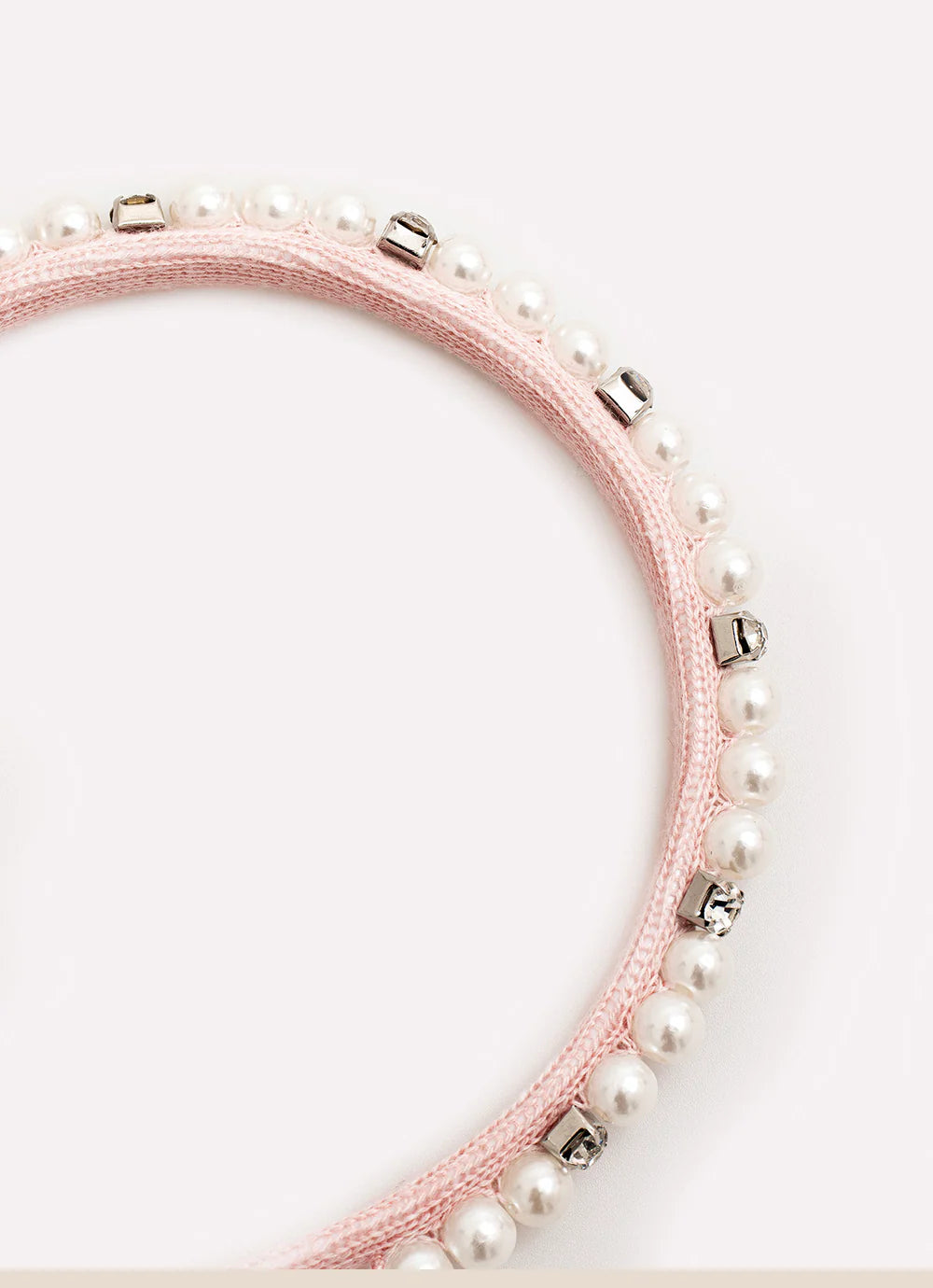 Arco Tricot Bordados Rosa Dolce Pituchinhus