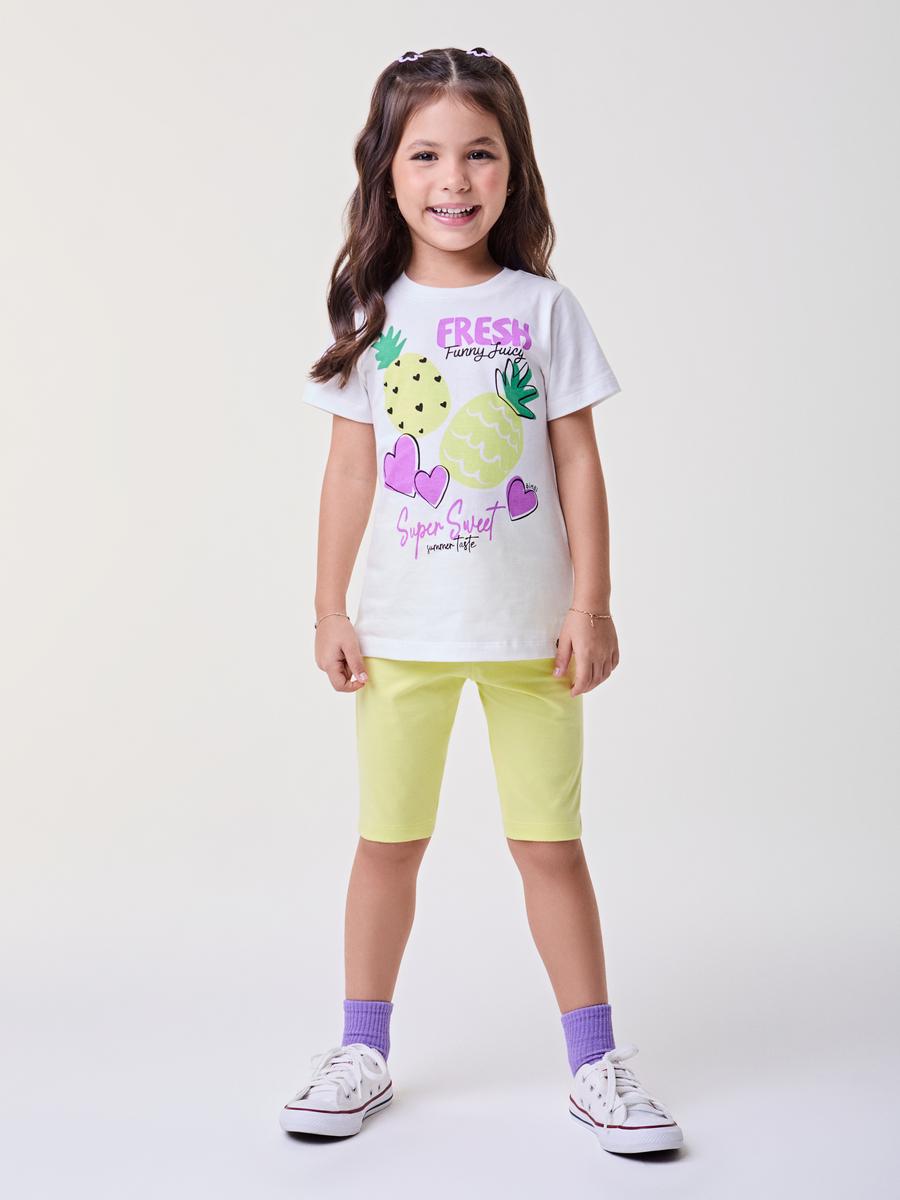 Conjunto Amarelo Abacaxi Bimbi