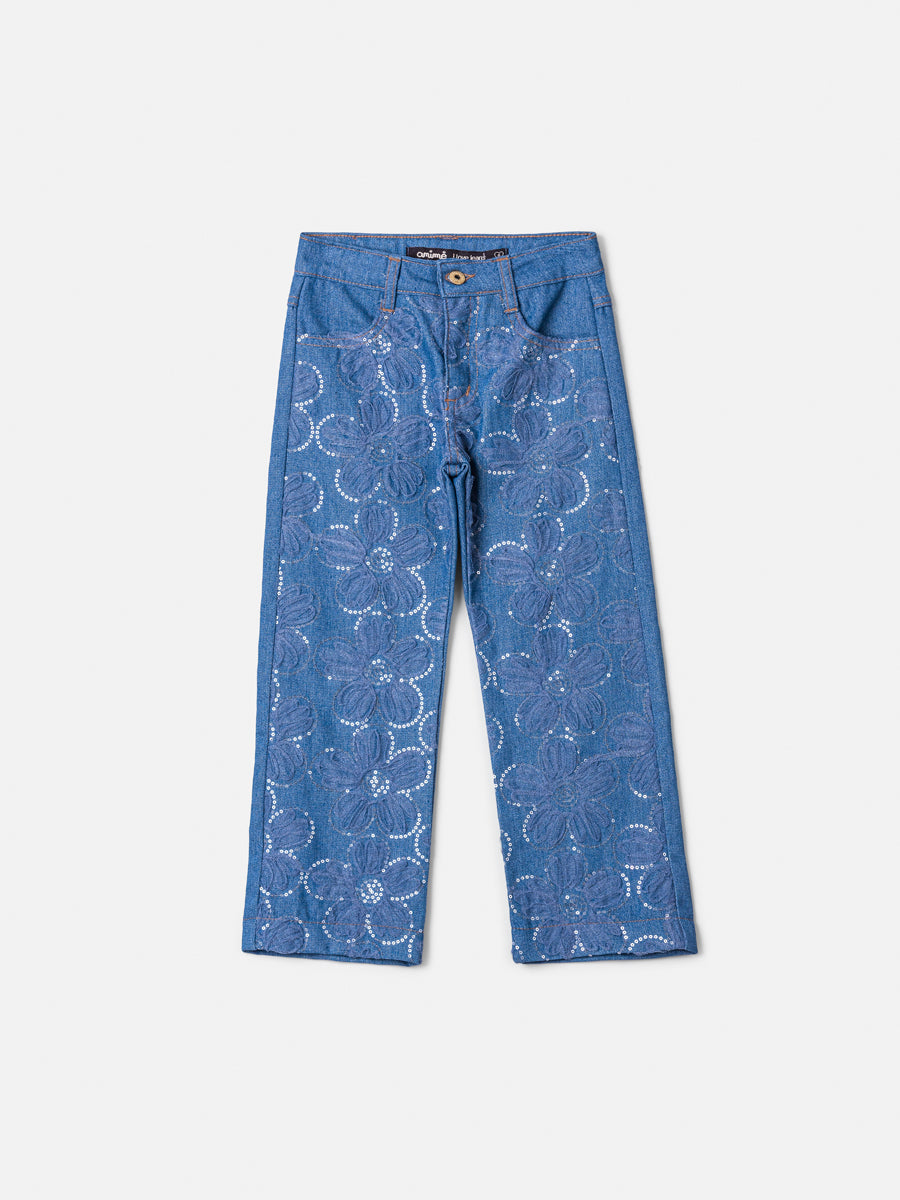 Calca Jeans Tule Jeans Animê