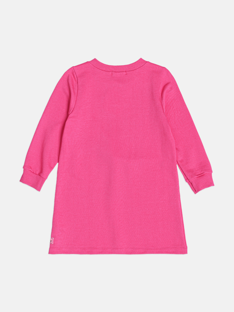 Vestido Manga Longa Daisy New Pink Momi