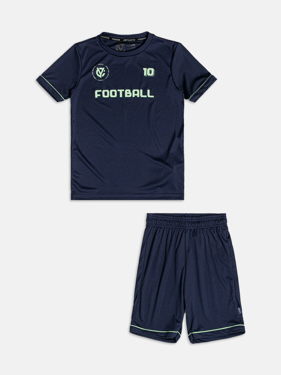 Conjunto T-Shirt e Bermuda Azul Marinho Youccie