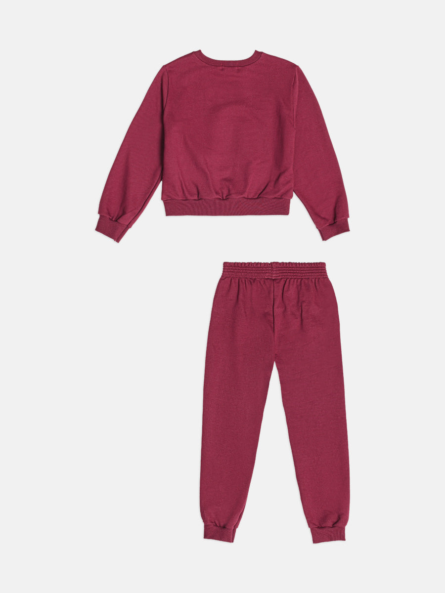 Conjunto Casaco e Calca Cranberry Juice Momi