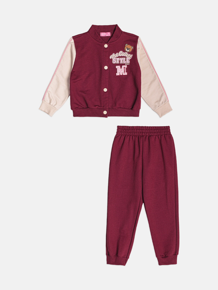 Conjunto Jaqueta Calca Cranberry Juice Momi