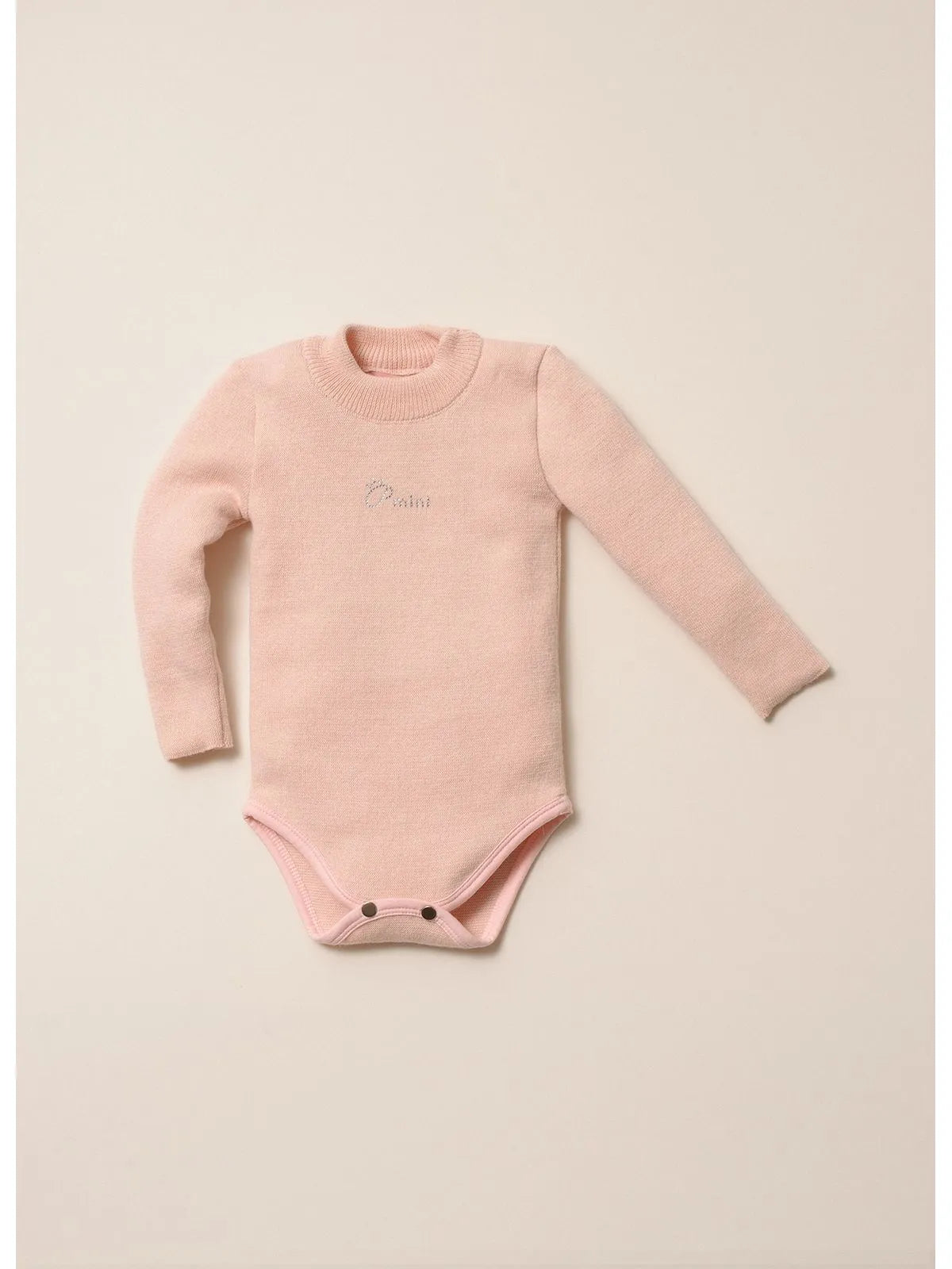 Body Tricot Pmini Rosa Mel - BambolePetit