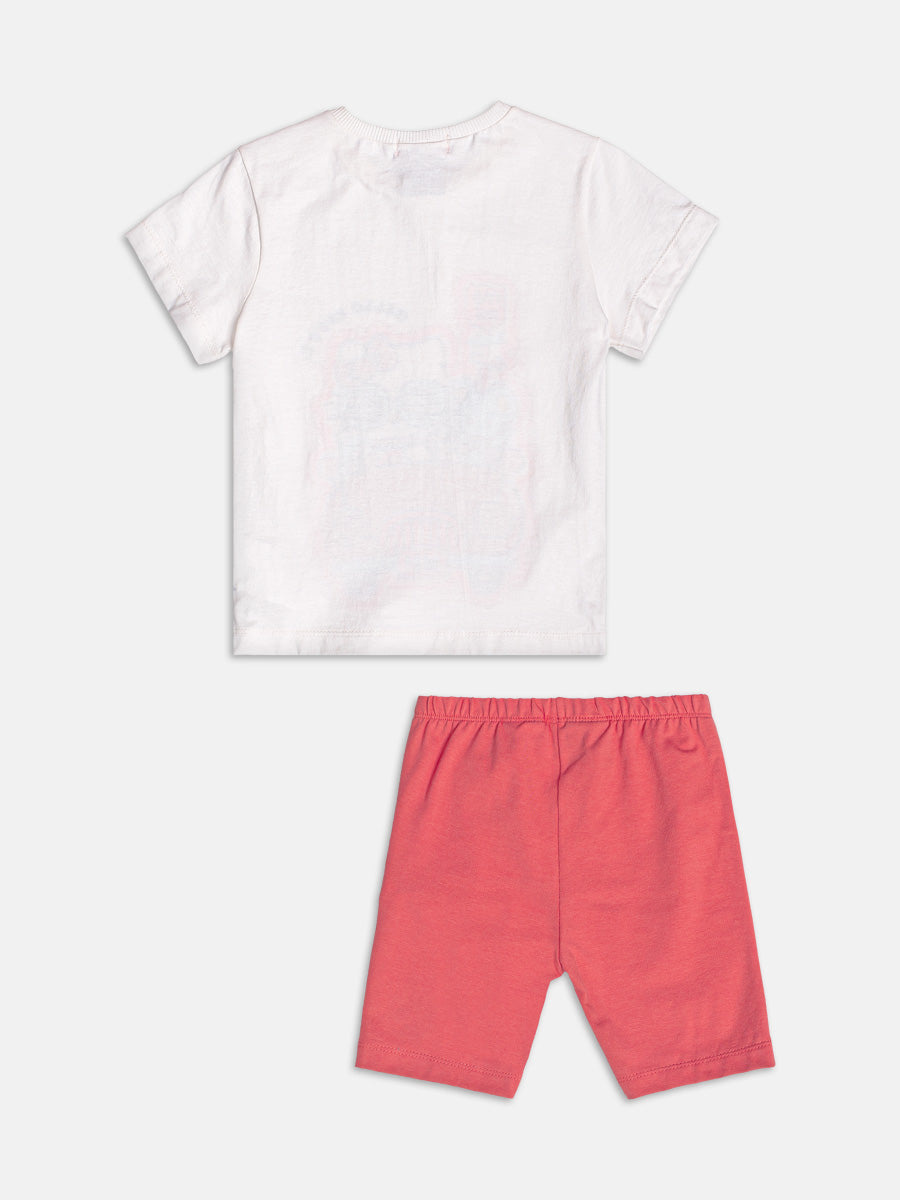 Conjunto Rosa Coral da Hello Kitty Momi