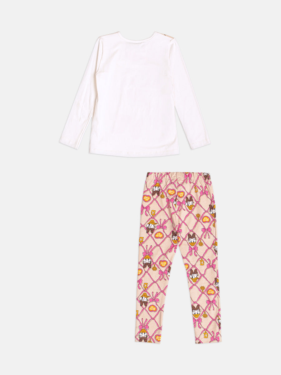Conjunto Blusa Manga Longa Daisy e Leggin Perola Momi
