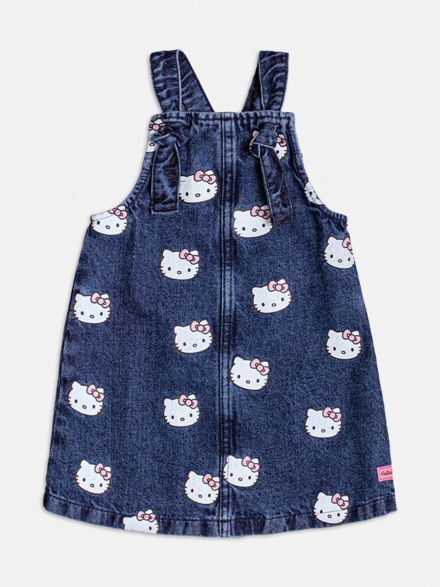 Salopete Jeans Hello Kitty Jeans - BambolePetit