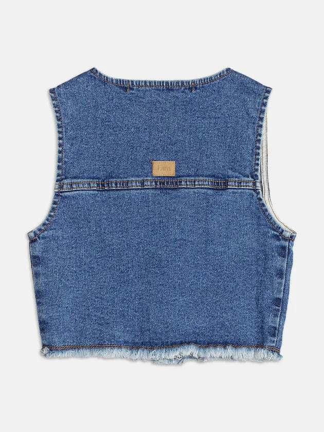 Colete Denim Jeans I Am