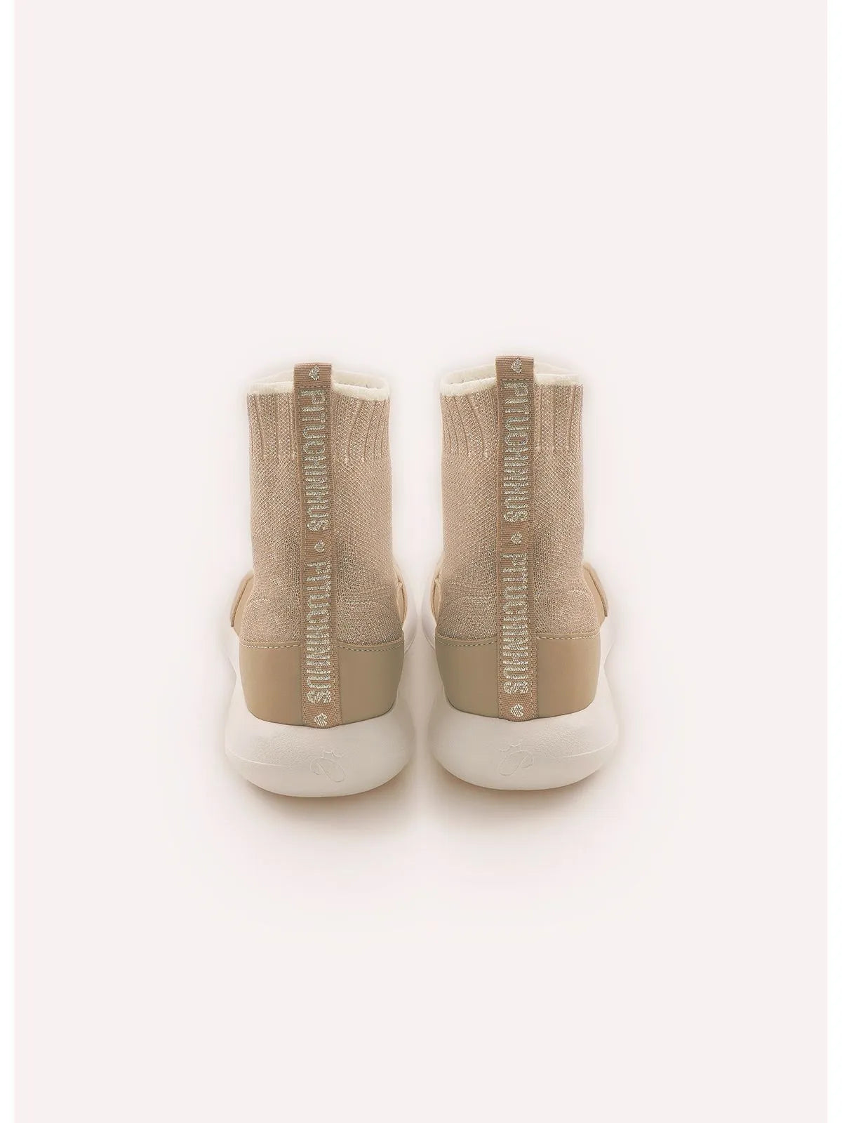 Bota Knit Biqueira Couro Ocre - BambolePetit