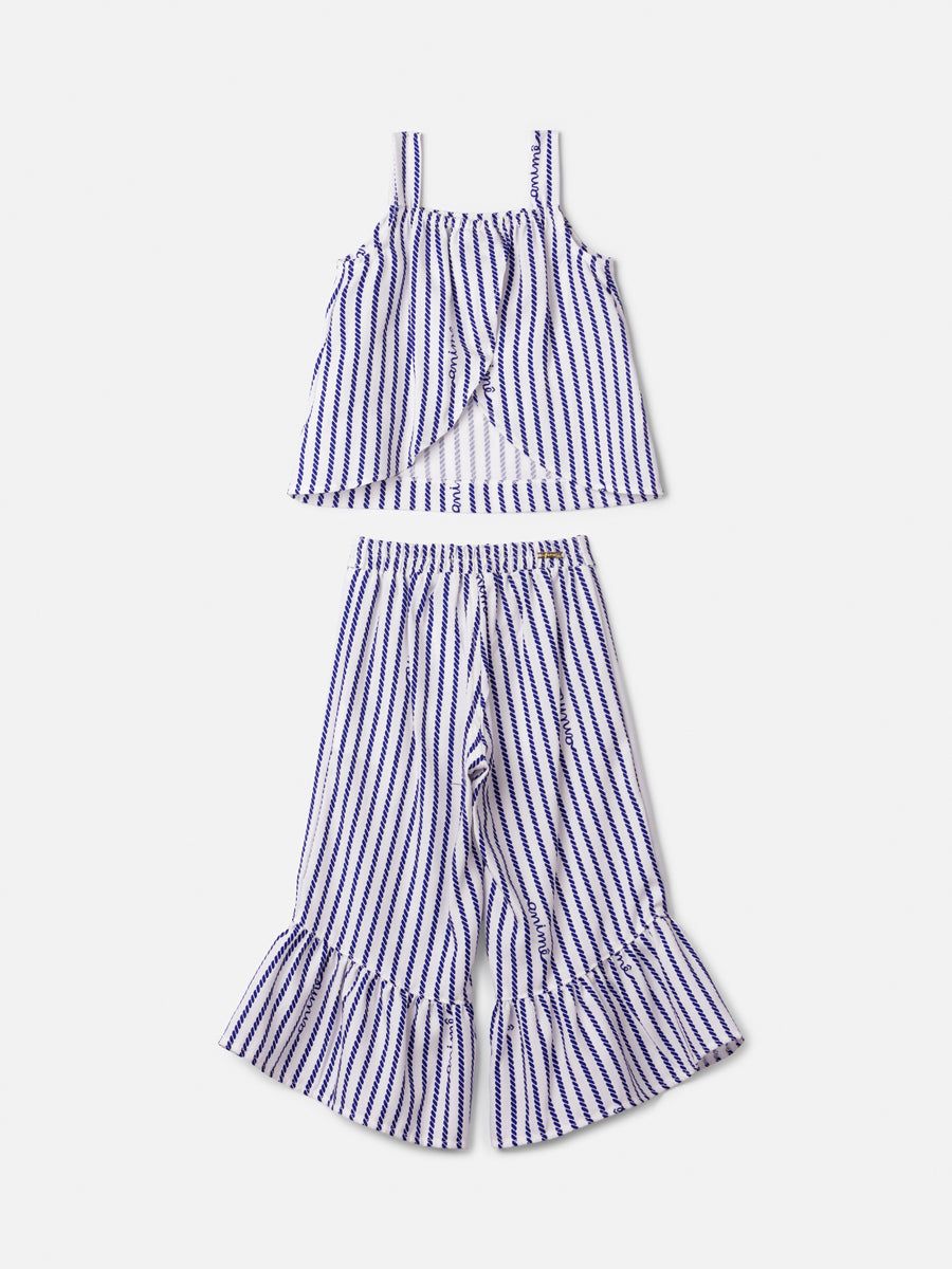 Conjunto Blusa e Calça Listra Giz Anime