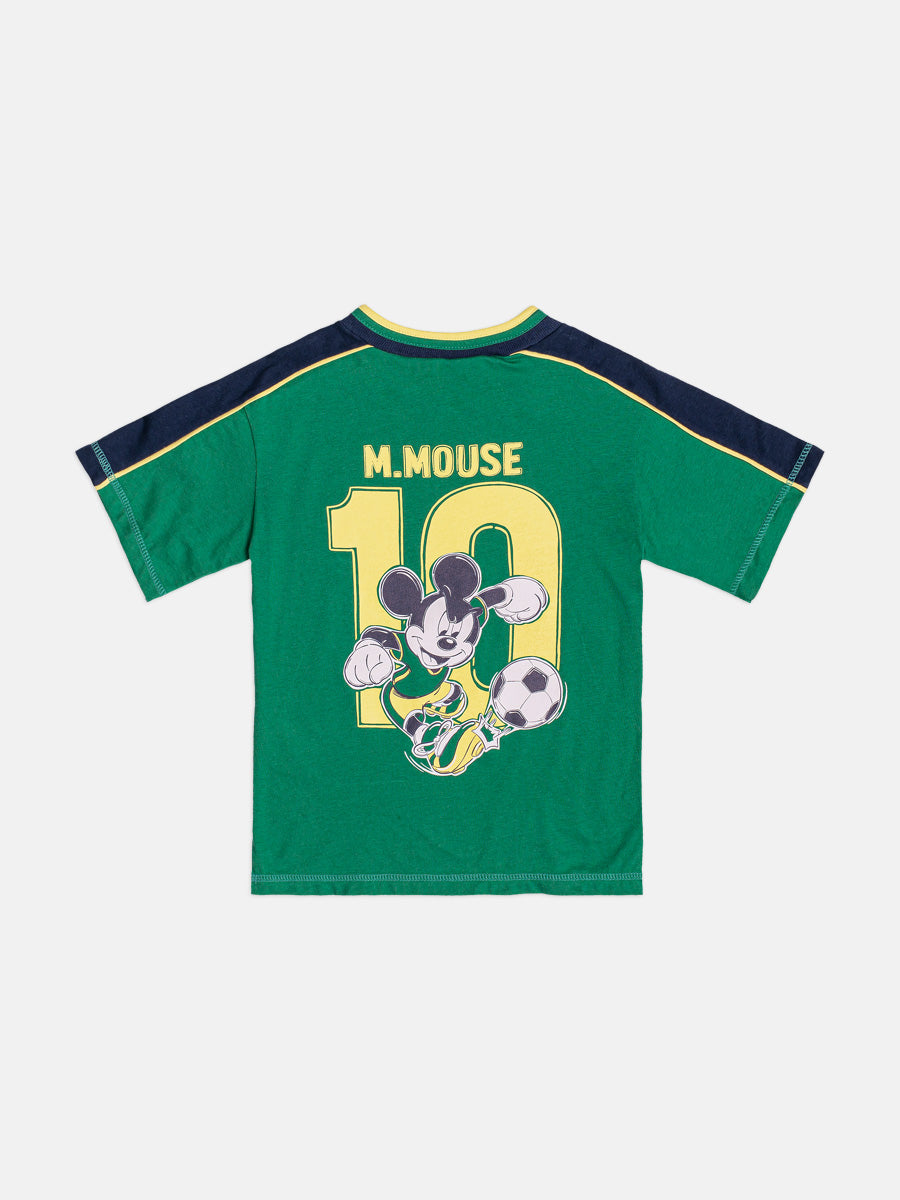 Tshirt Com Estampa Mickey Verde Folha Youccie