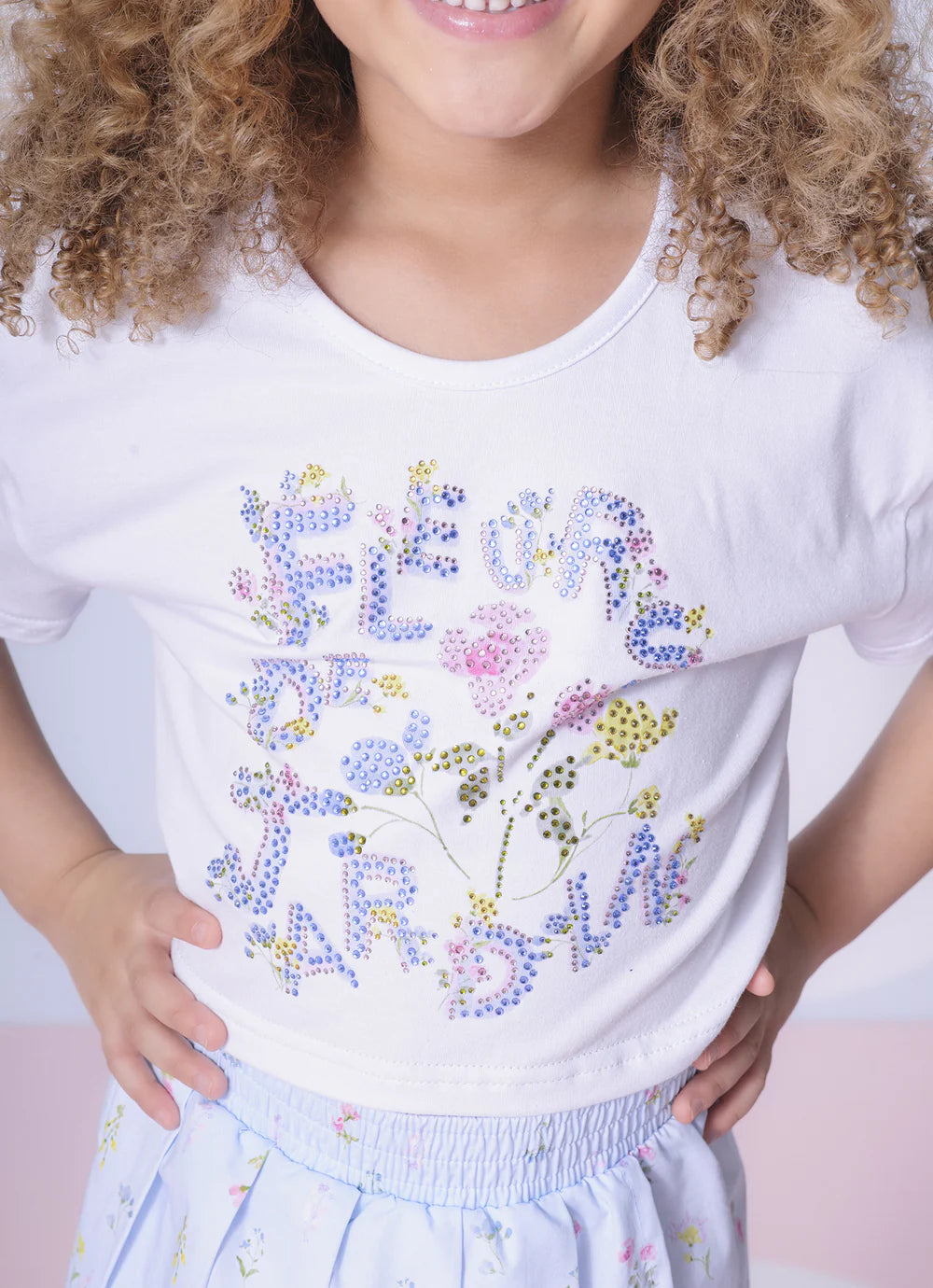 Blusa Cotton Fleurs Costas Algodão Pituchinhus