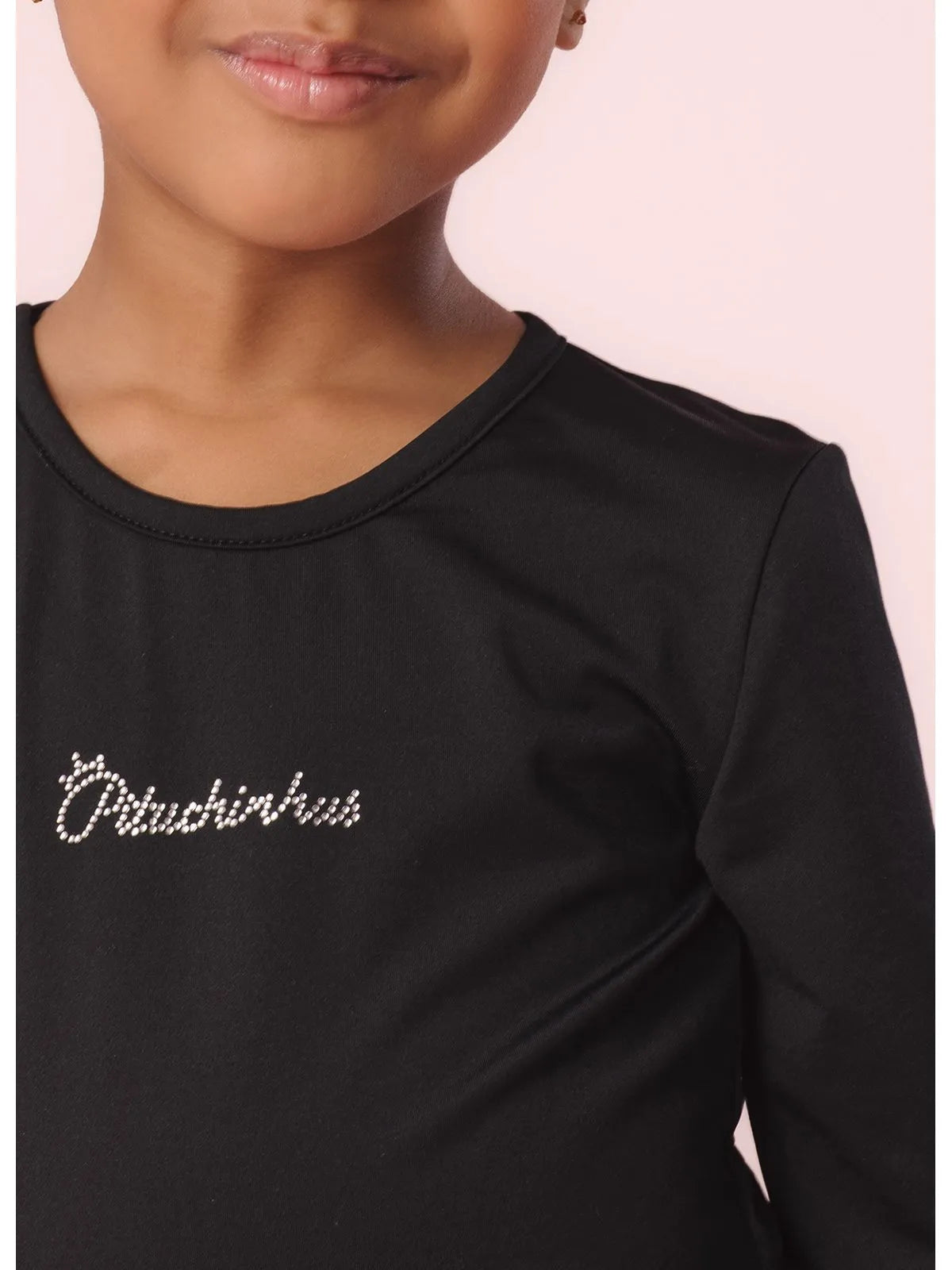 Blusa Térmica Pituchinhus Preto - BambolePetit