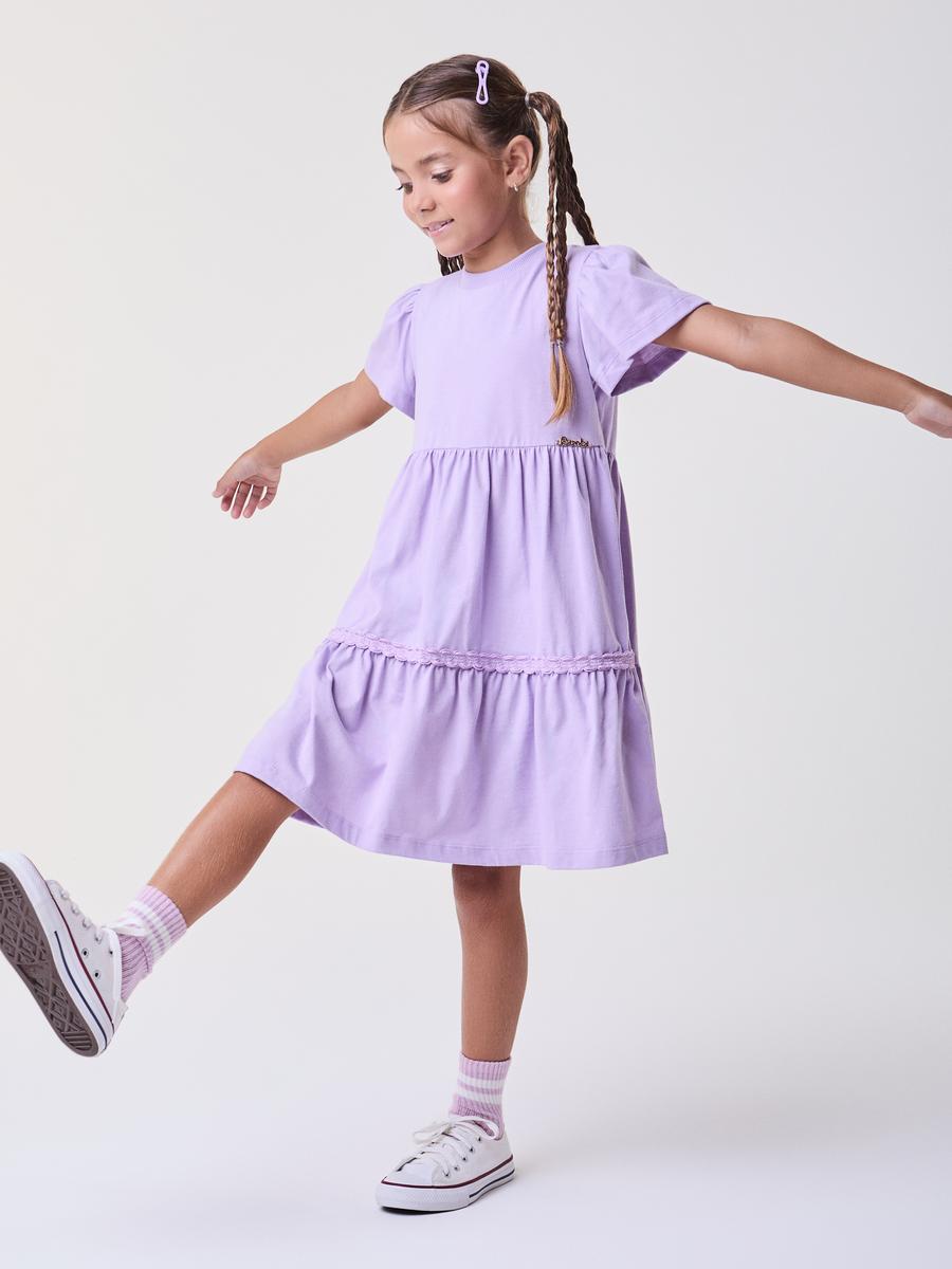 Vestido de Malha Lilas Bimbi