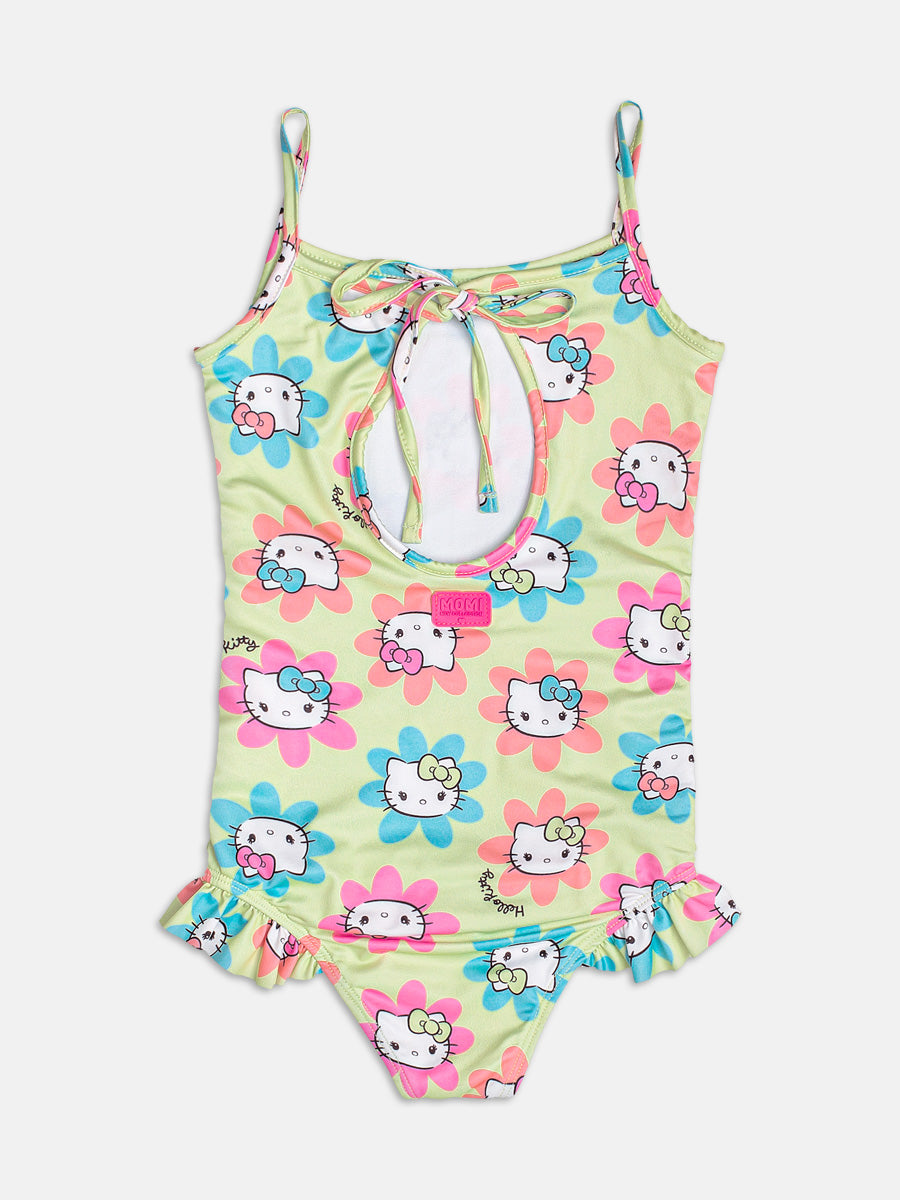 Maiô Neon da Hello Kitty Flores Momi