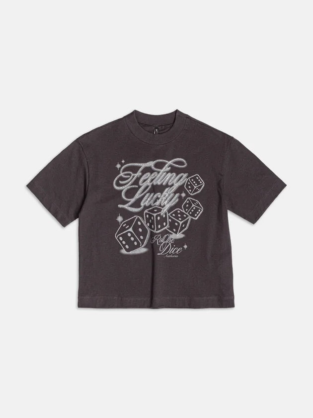 T-Shirt Comfort Grafite Escuro Dados I Am