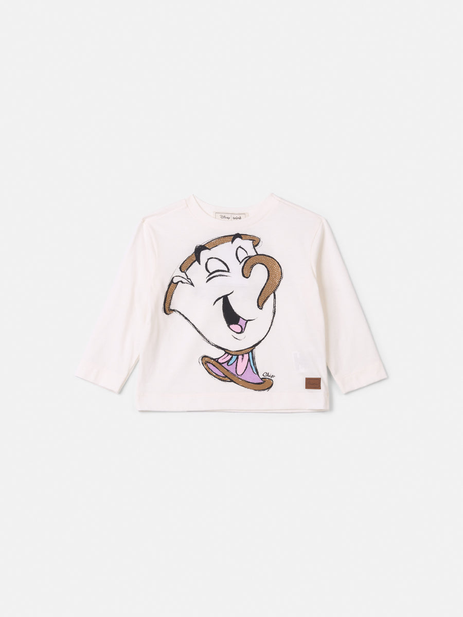 T-Shirt Manga Longa Disney Perola Animê
