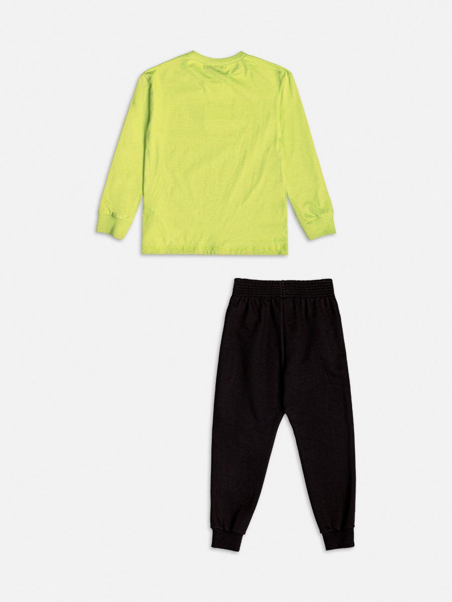 Conjunto T-Shirt Calca Verde Green - BambolePetit