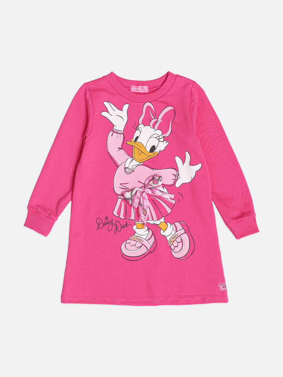 Vestido Manga Longa Daisy New Pink Momi