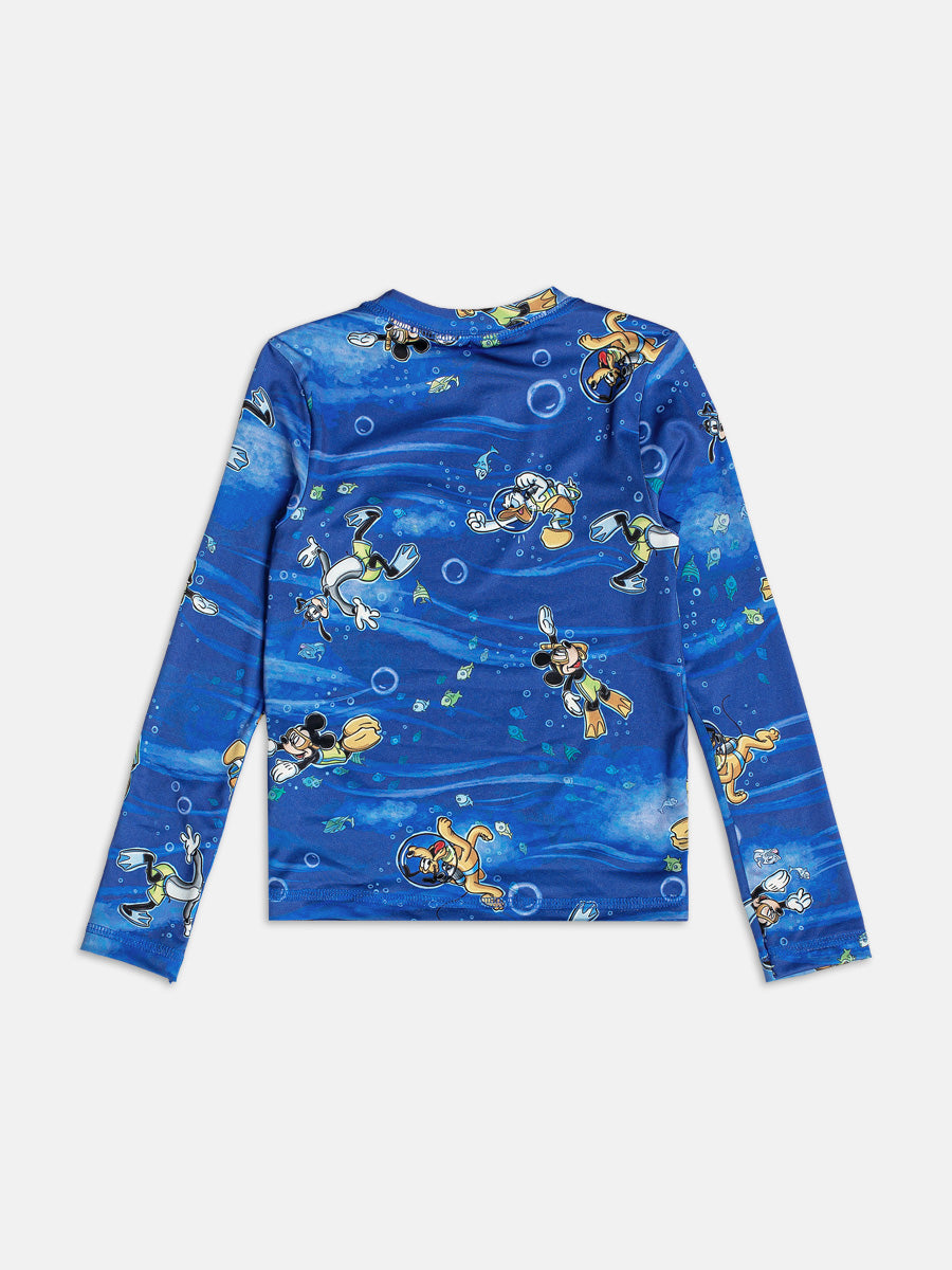 Camiseta Azul com Proteção UV Mickey Youccie