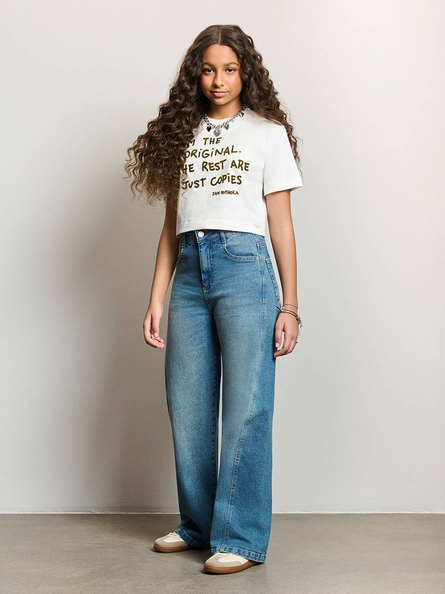 T-Shirt Cropped Perola I Am