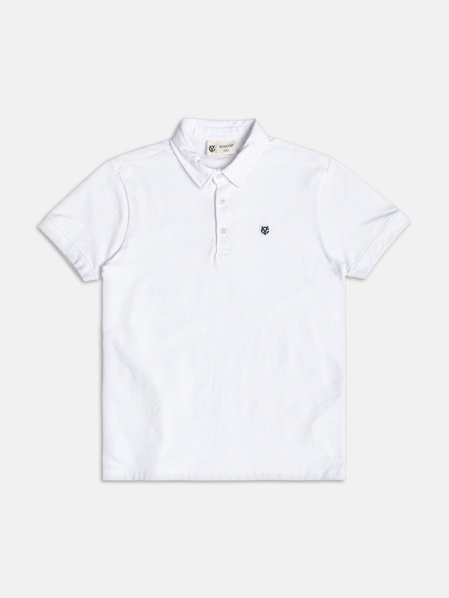 Camisa Polo Branca Youccie