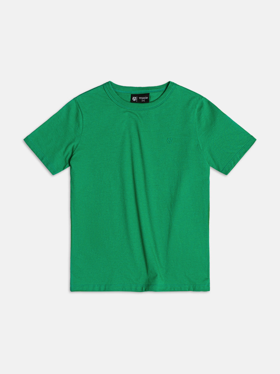 T-Shirt com Bordado Verde Youccie