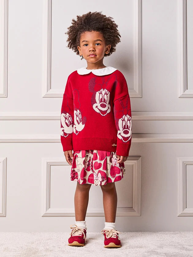 Tricot Minnie Vermelho Animê