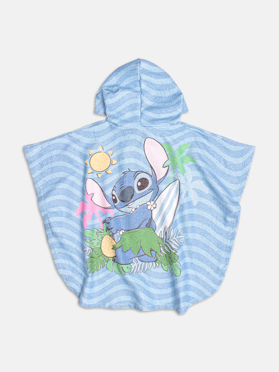 Roupão Stitch com Touca Azul Momi