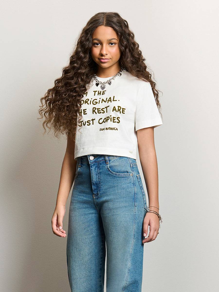 T-Shirt Cropped Perola I Am