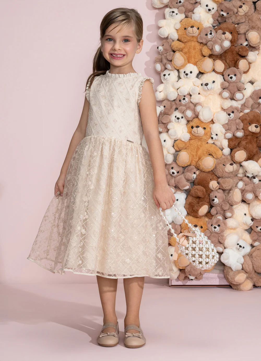 Vestido Festa Mini Lantejoulas Pituchinhus