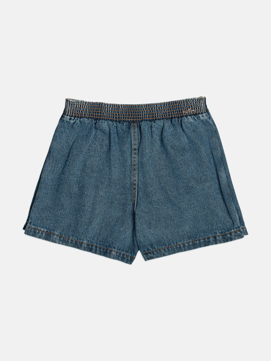 Shorts Saia Jeans Com Lacos I Am
