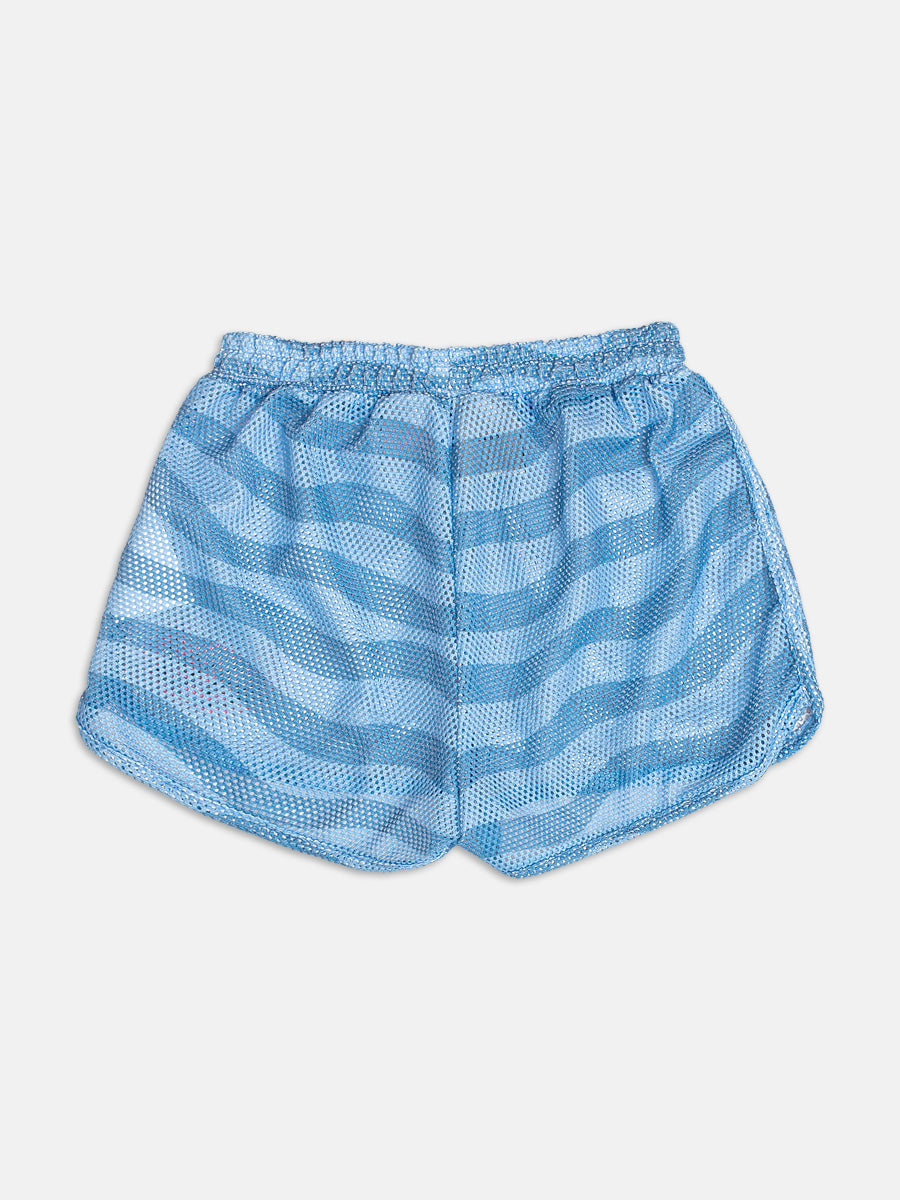Shorts Saída de Praia Stitch Ondas Momi