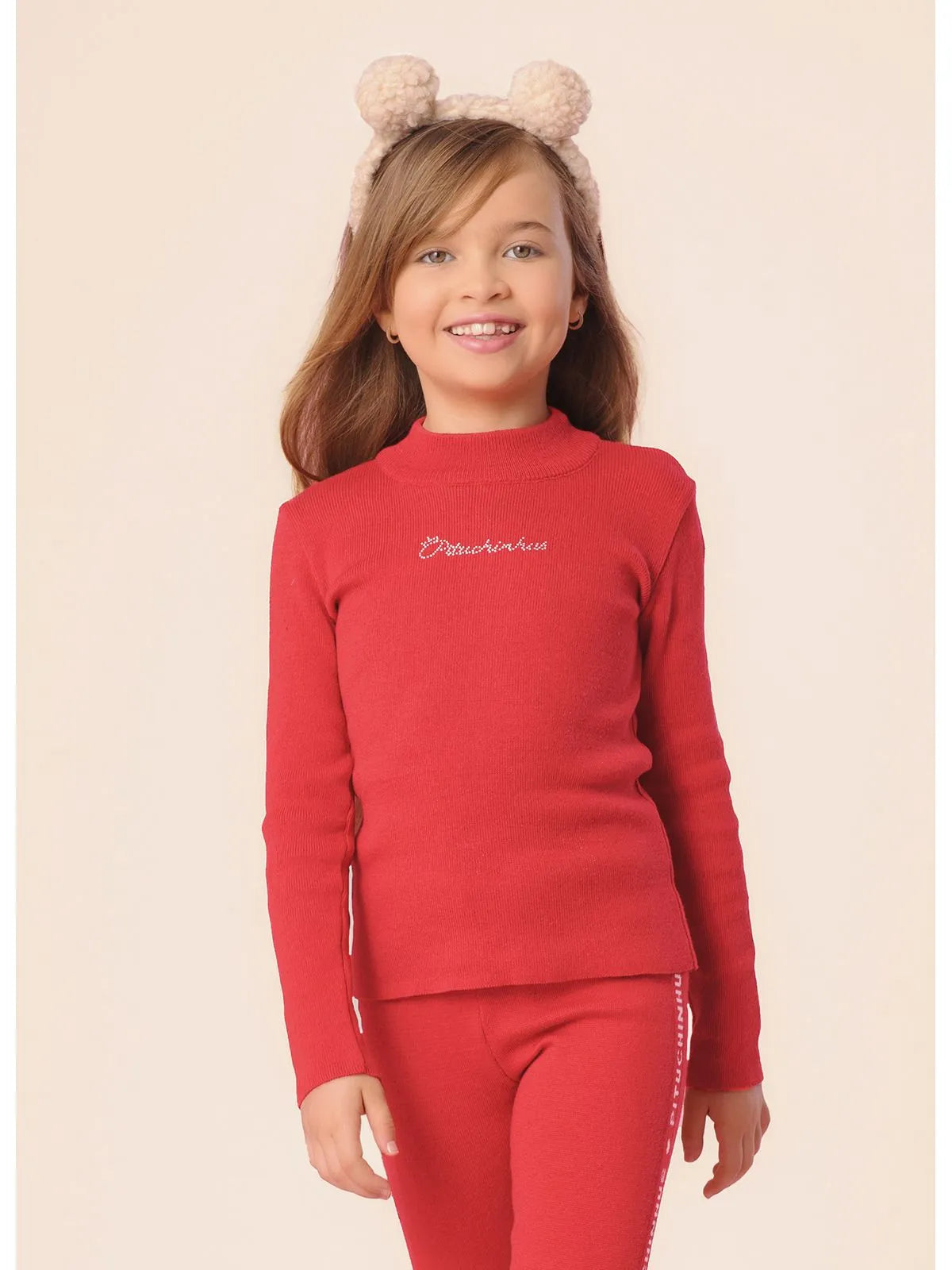 Blusa Básica Tricot Pituchinhus Vermelho - BambolePetit