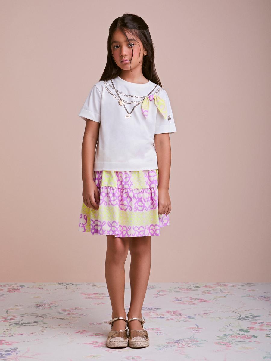 Conjunto Infantil com Estampa de Rococós Anime