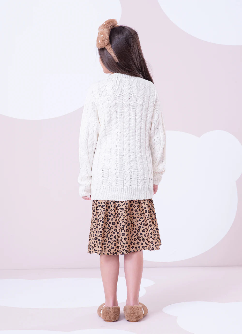 Blusa Tricot Sem Costura Tranças Cristal Off White Pituchinhus