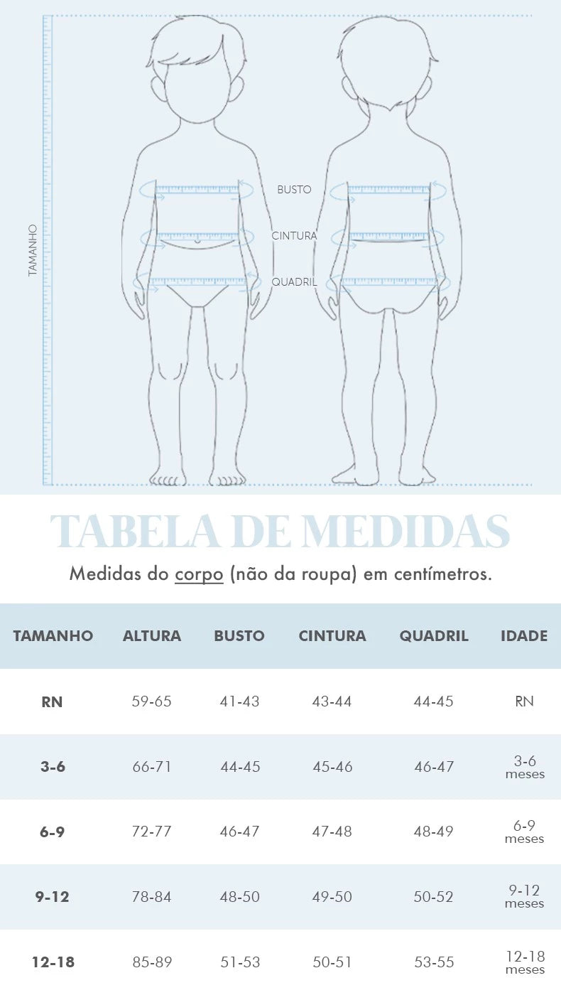 Body Tricot For Boys Azul Noturno - BambolePetit