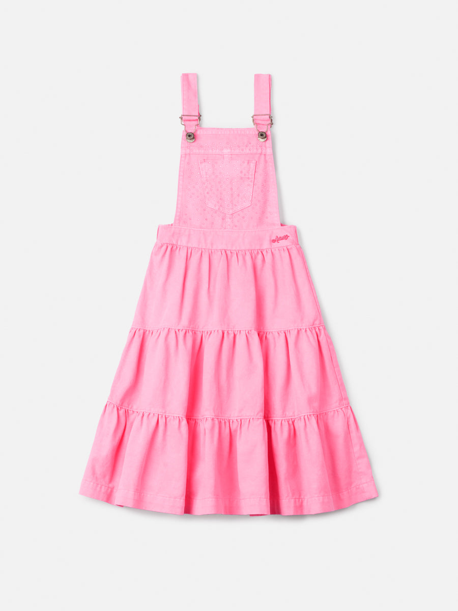 Salopete de Sarja Neon Rosa