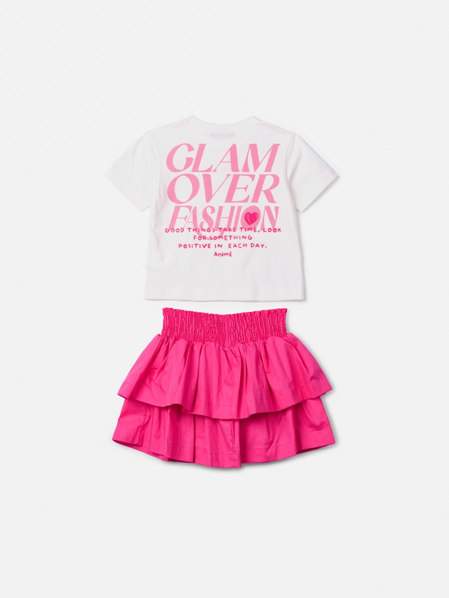 Conjunto Blusa e Saia Good Things Anime