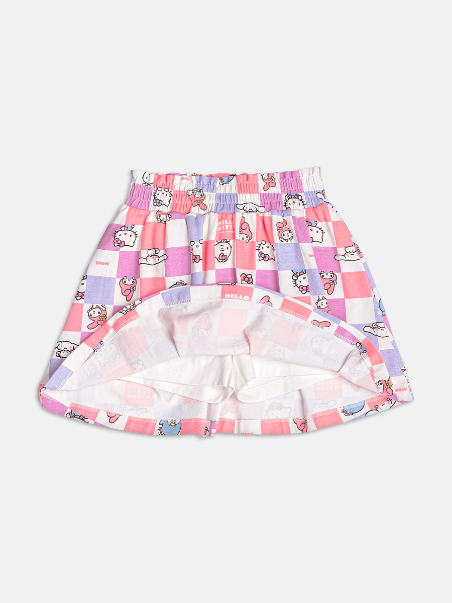 Conjunto Blusa e Saia Hello Kitty Momi