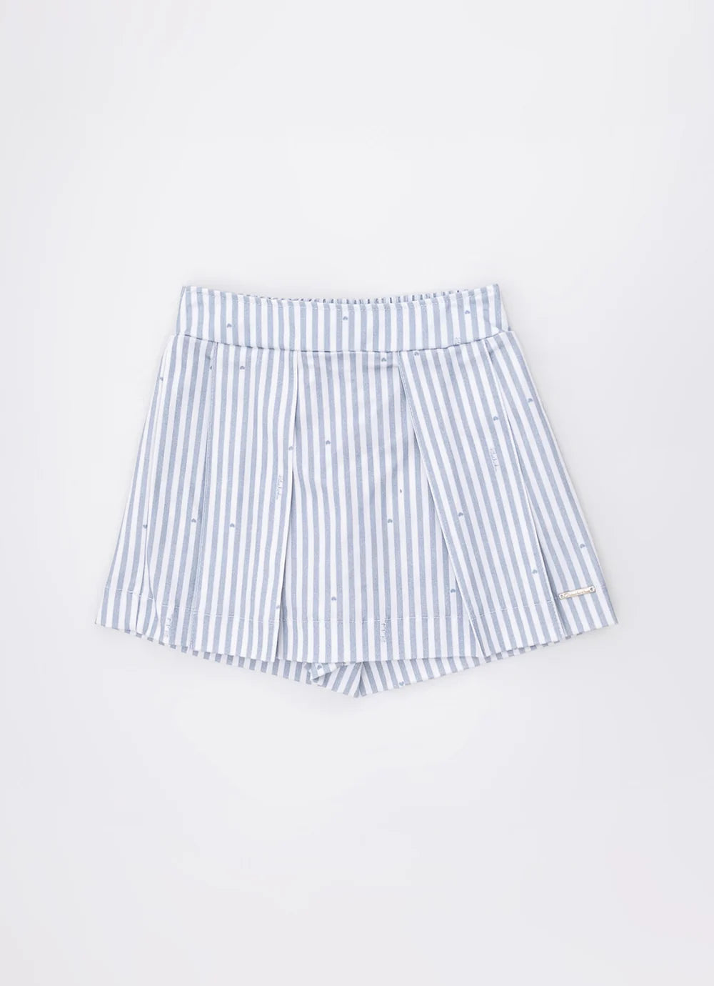 Saia Short Sarja Listrada Pregas Pituchinhus