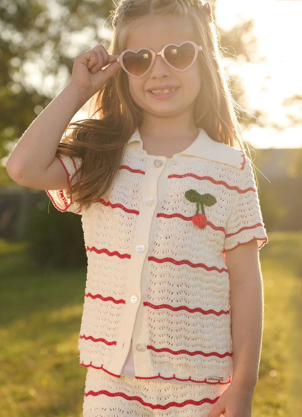 Camisa Tricot Ponto Rendado Resort Pituchinhus