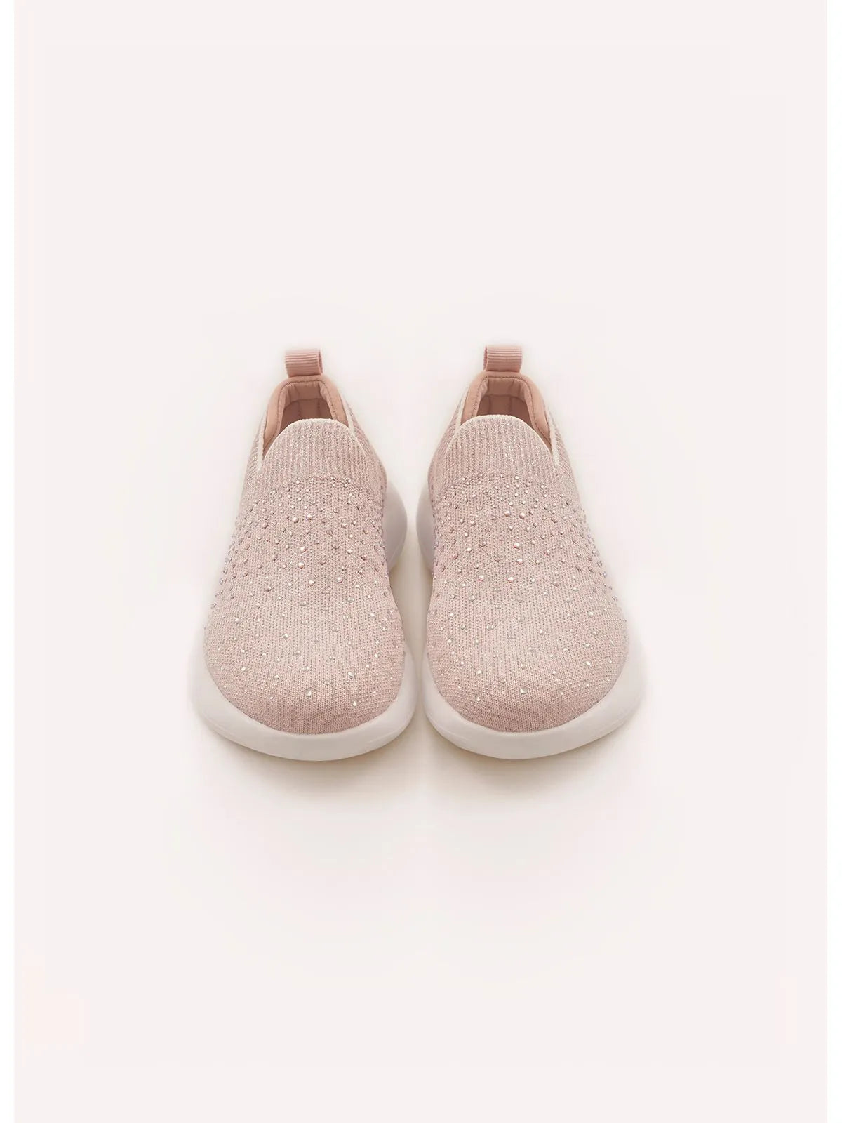 Tenis Knit Cristais Degradê Rosa Baby - BambolePetit