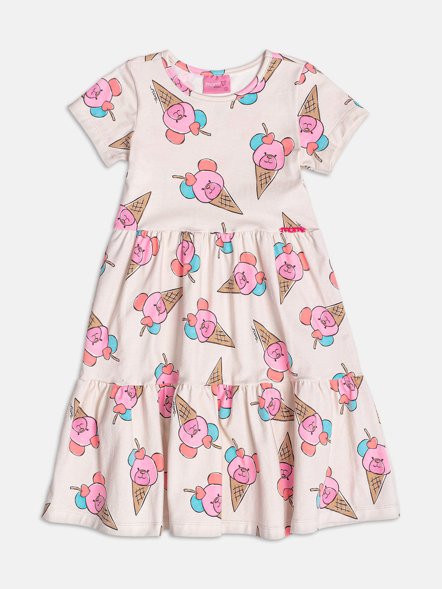 Vestido de Sorvete de Ursinhos Momi