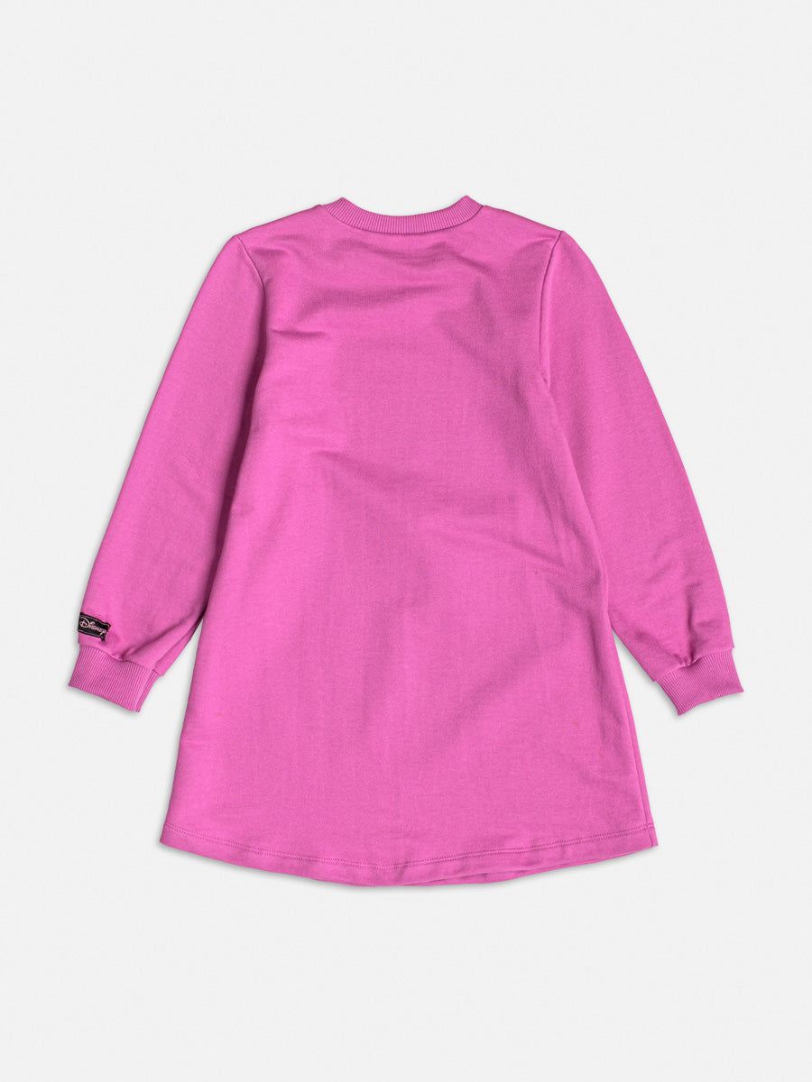 Vestido Manga Longa Stitch Com Orelhas Roxo Mystic - BambolePetit