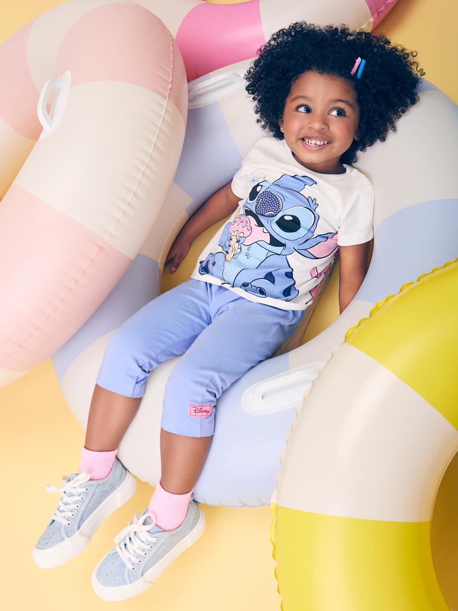 Conjunto com Strass do Stitch e Angel Momi
