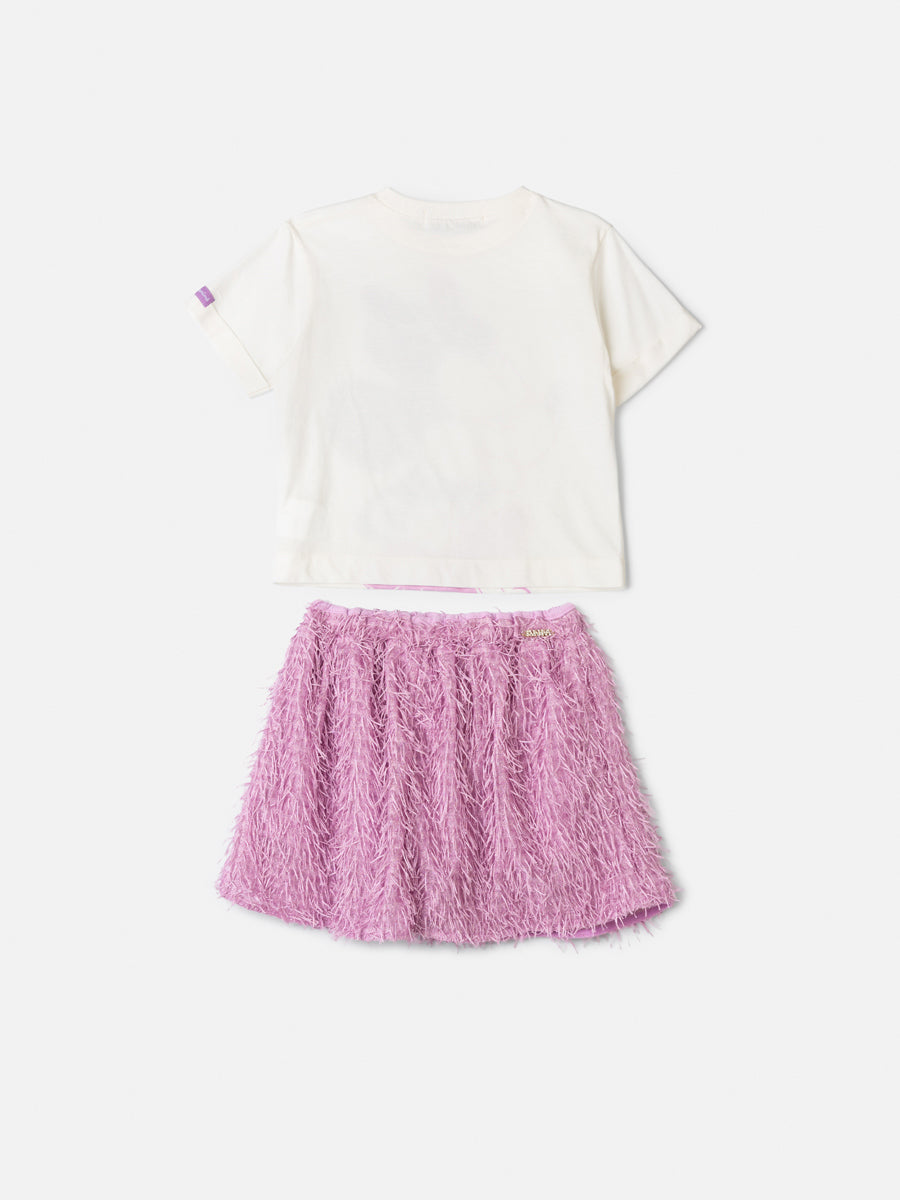 Conjunto Blusa e Saia Minnie Perola Animê