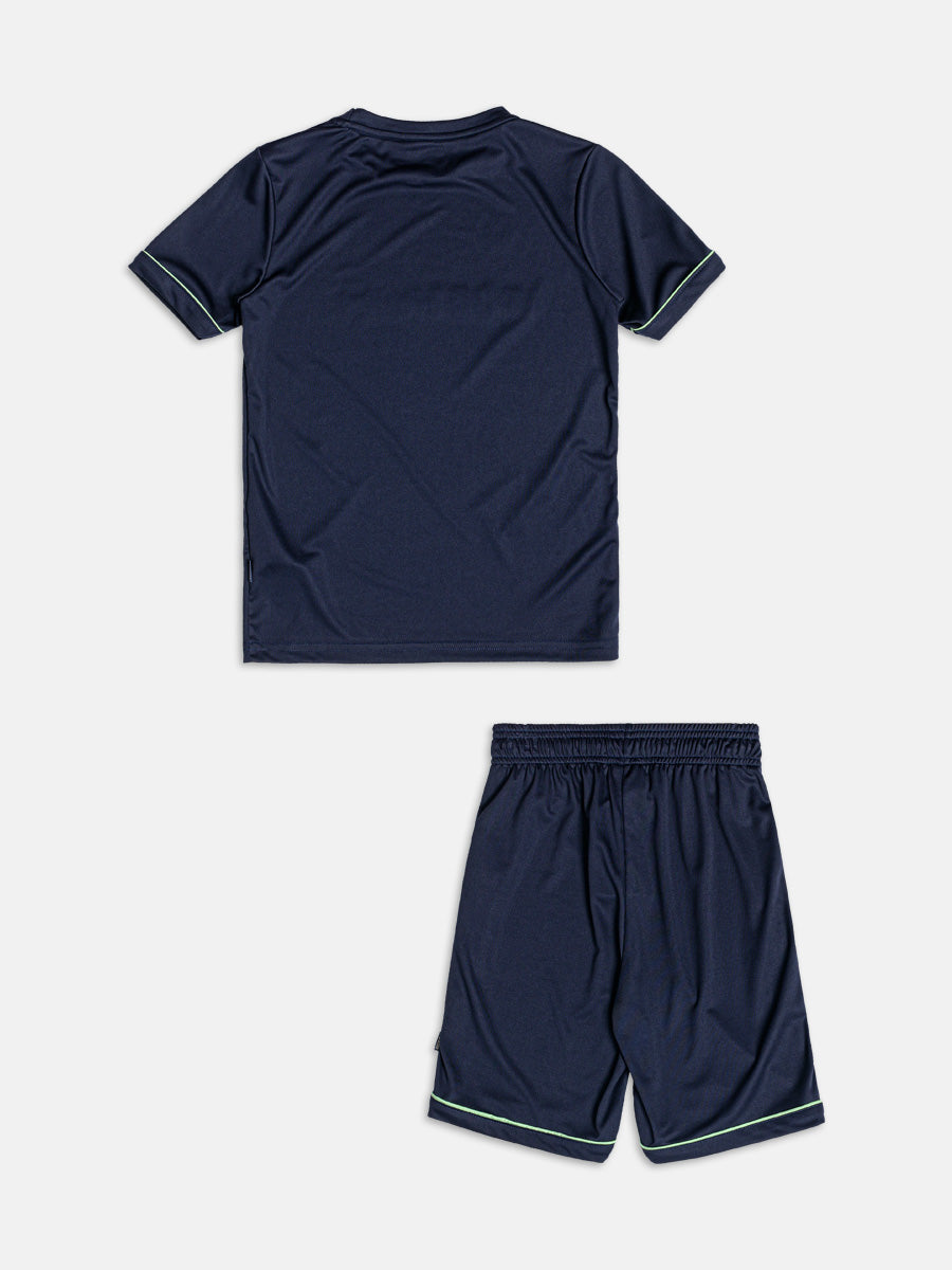 Conjunto T-Shirt e Bermuda Azul Marinho Youccie