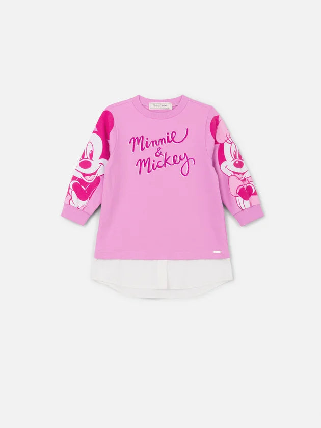 Vestido em Moletom da Minnie